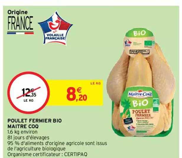 poulet fermier bio maître coq