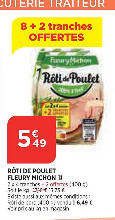 rôti de poulet fleury michon