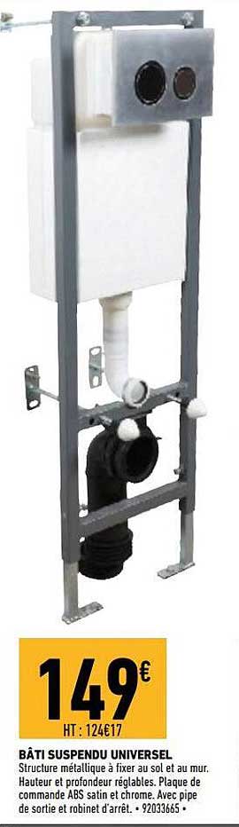 Bâti Suspendu Universel