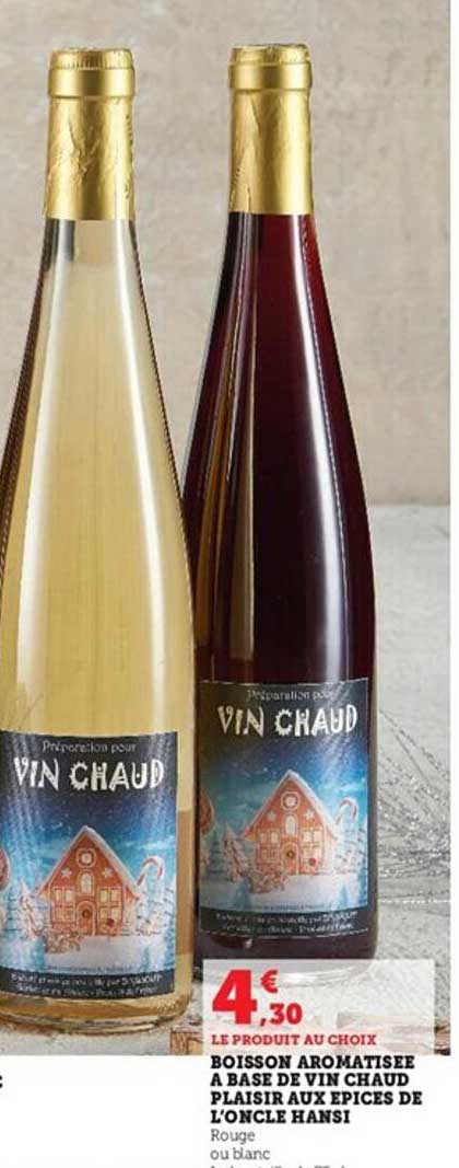 boisson aromatisée à base de vin chaud plaisir aux épices de l'oncle hansi