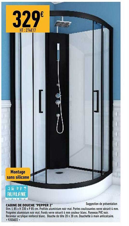 cabine de douche "pepper 2"