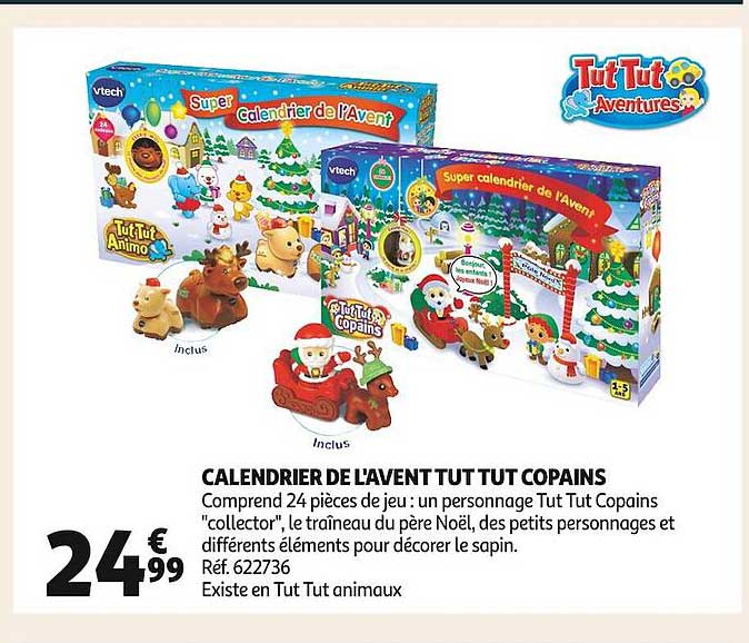 calendrier de l'avent tut tut copains