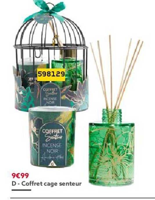 coffret cage senteur