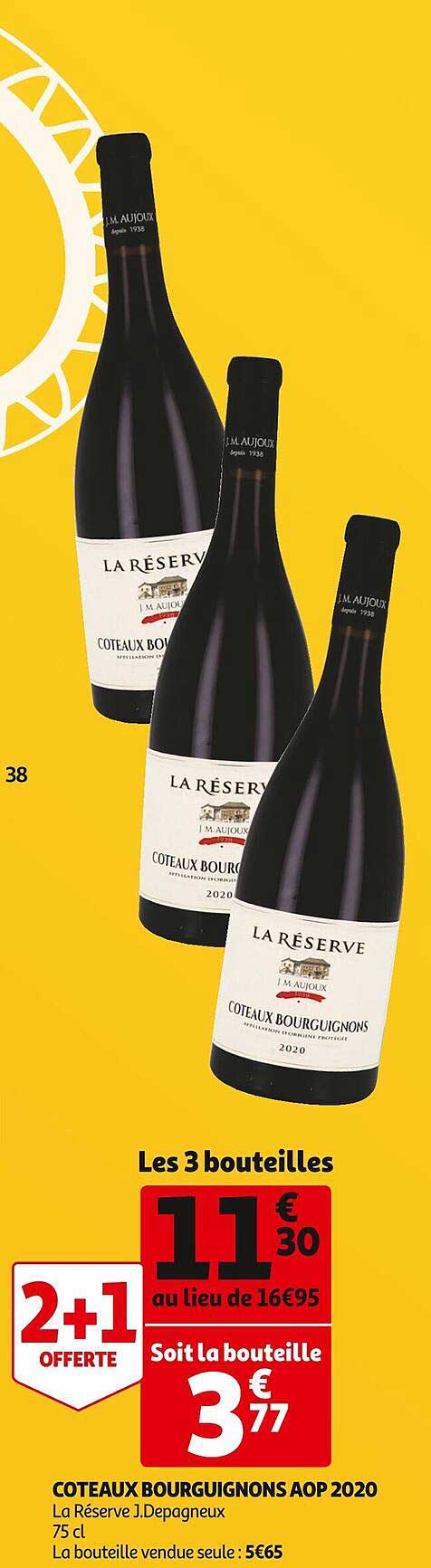 côteaux bourguignons aop 2020 la réserve j.dépagneux