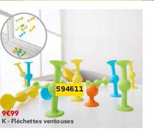 fléchettes ventouses