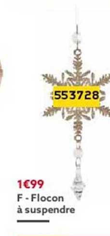 flocon à suspendre