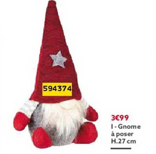 gnome à poser h.27 cm