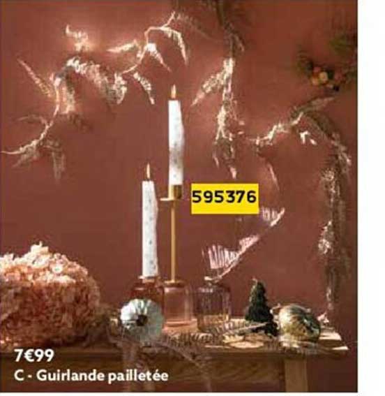 guirlande pailletée