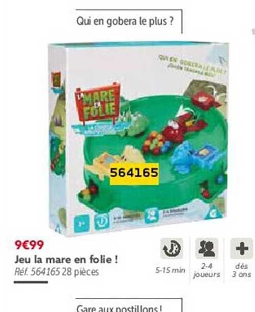 jeu la mare en folie!