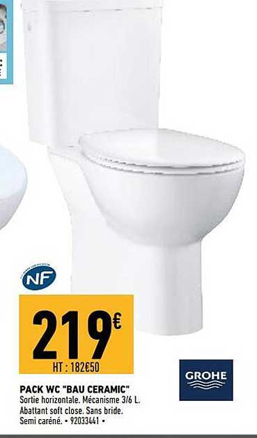 pack wc "bau ceramic" grohe