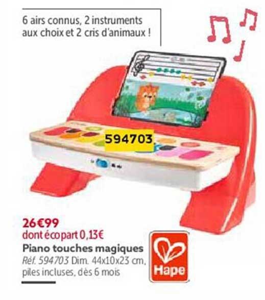 piano touches magiques