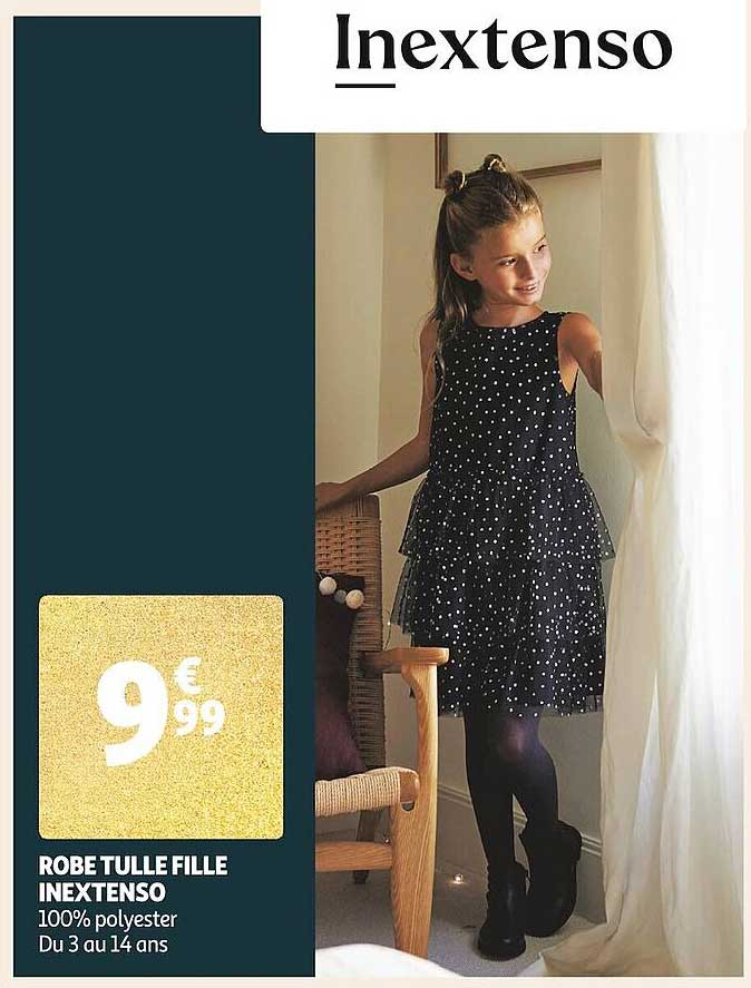robe tulle fille inextenso