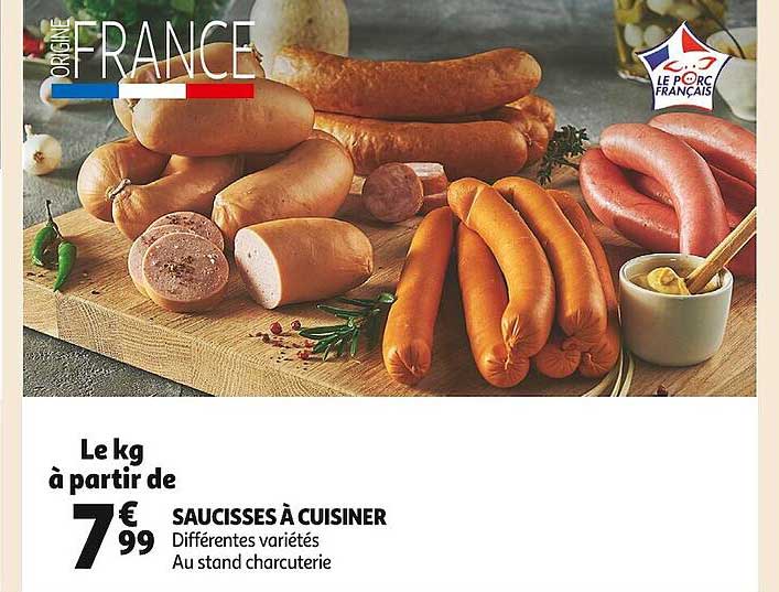 saucisses à cuisiner