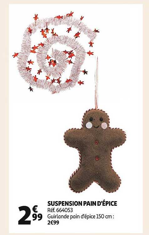 suspension pain d'épice