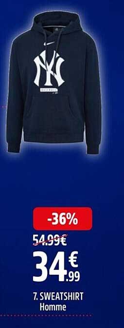 sweatshirt homme new york