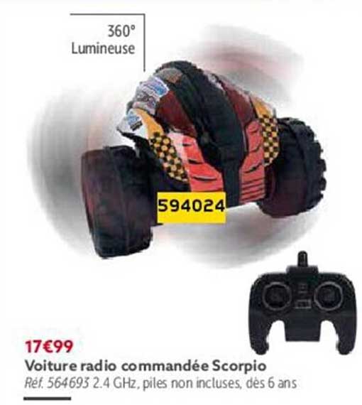 voiture radio commandée scorpio