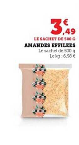 amandes effilées