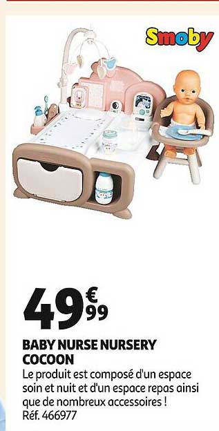 baby nurse nursery cocoon smoby