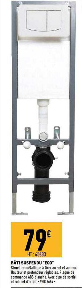 bâti suspendu "eco"