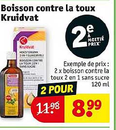 boisson contre la toux kruidvat