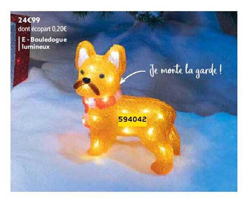 bouledogue lumineux