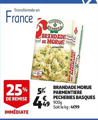 brandade morue parmentière pêcheries basques