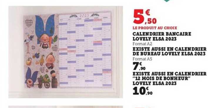 calendrier bancaire loveley elsa 2023 existe aussi en calendrier de bureau loveley elsa 2023 existe aussi en calendrier "12 mois de bonheur" lovely elsa 2023