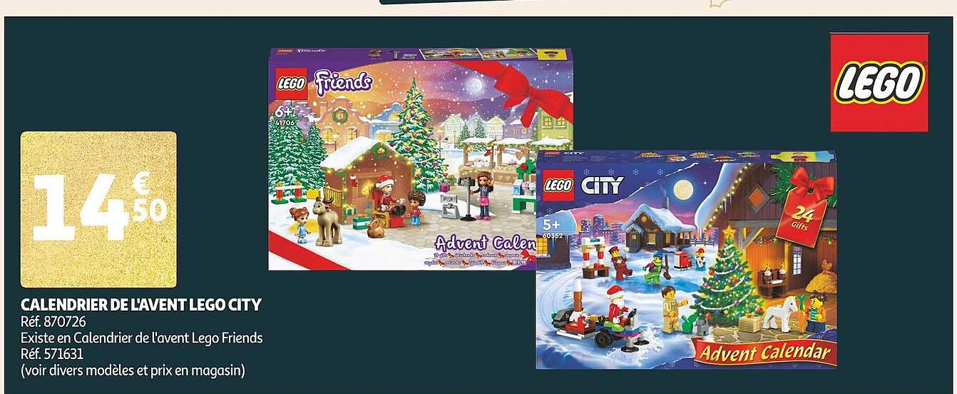 Calendrier De L'avent Lego City