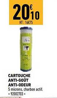 Cartouche Anti-goût Anti-odeur