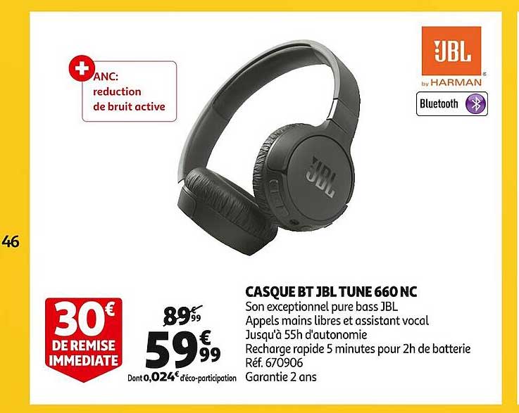 casque bt jbl tune 660 nc