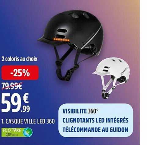 casque ville led 360