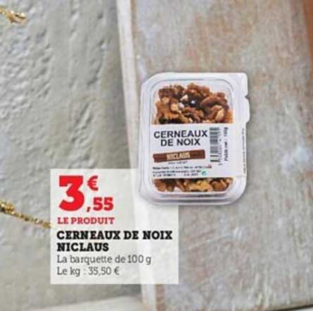 cerneaux de noix niclaus