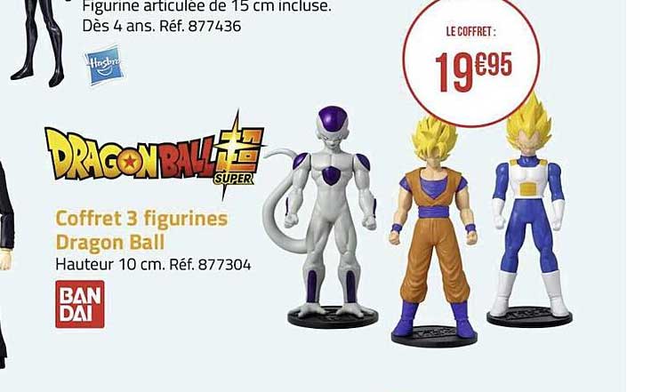coffret 3 figurines dragon ball bandai