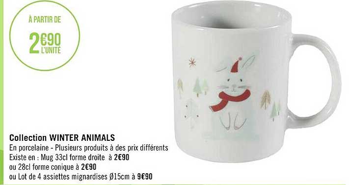 collection winter animals