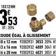 coude égal à glissement