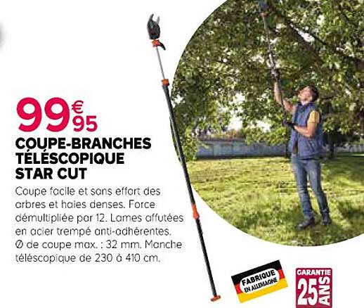 coupe-branches téléscopique star cut