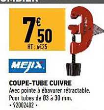 coupe-tube cuivre mejix