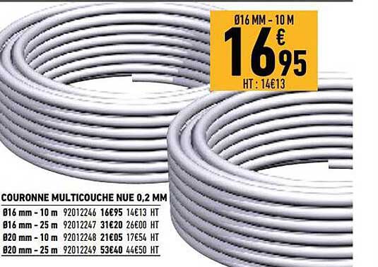 couronne multicouche nue 0,2 mm