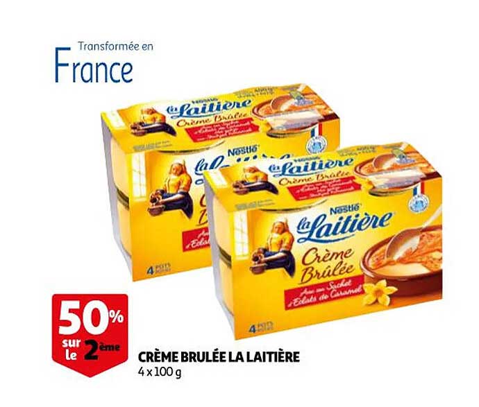 crème brûlées la laitière