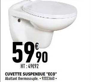 cuvette suspendue "eco"
