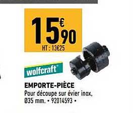 emporte-pièce wolfcraft