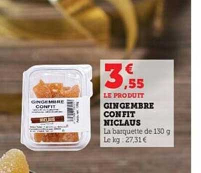 Gingembre Confit Niclaus