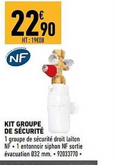 kit groupe de sécurité