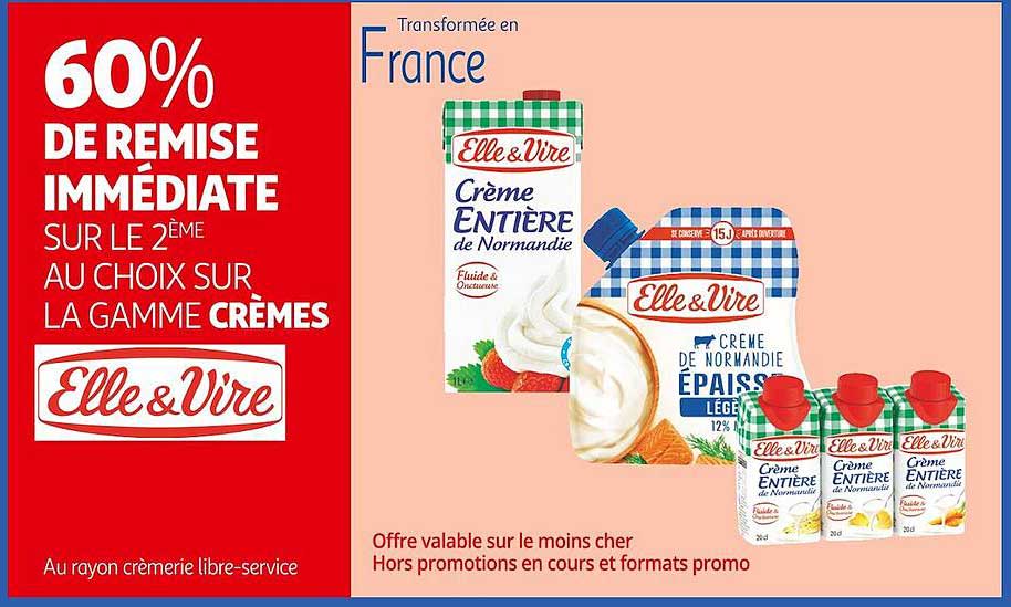 La Gamme Crèmes Elle & Vire