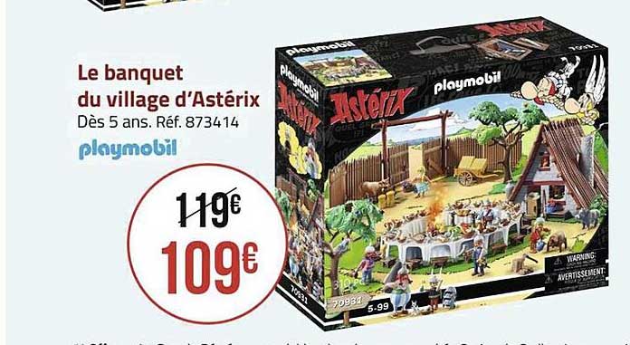 le banquet du village d'astérix playmobil