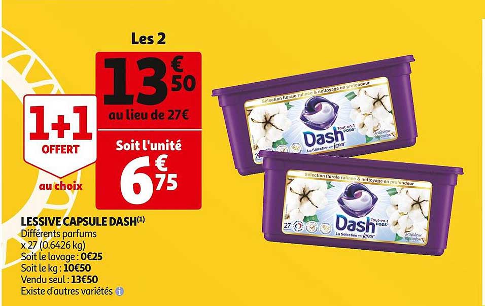 Lessive Capsule Dash