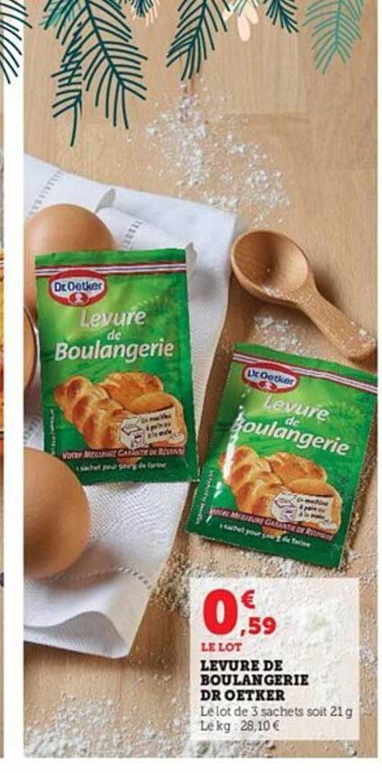 levure de boulangerie dr. oetker