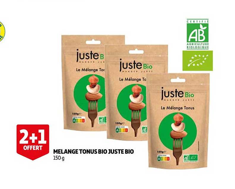 mélange tonus bio juste bio