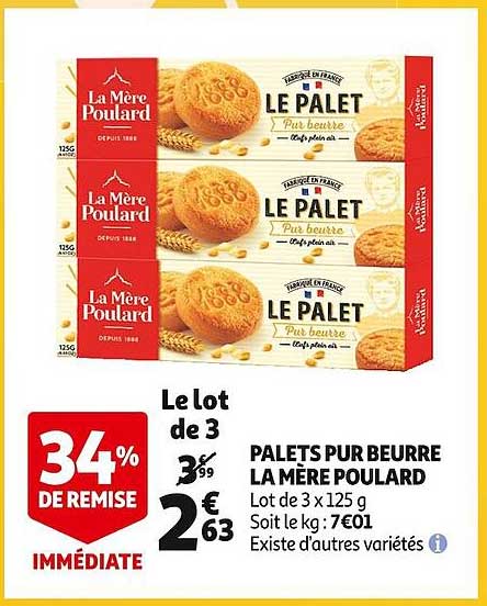 palets pur beurre la mère poulard