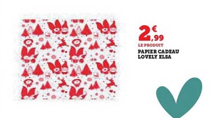 papier cadeau lovely elsa